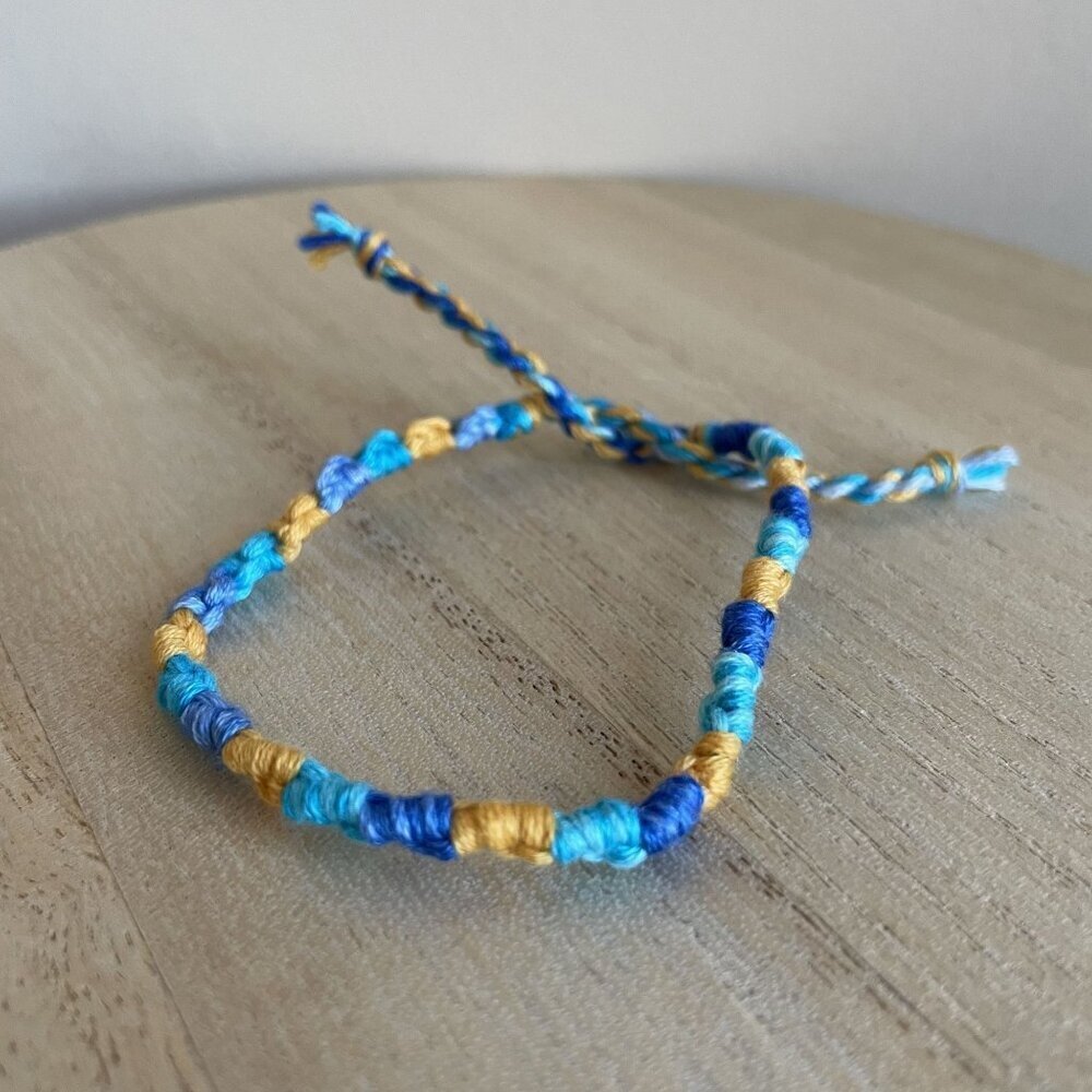 Mio Bracelet, anklet, trendy, comfortable, tie, embroidery thread, woven,‎ gift,